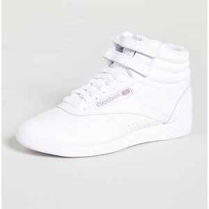 Reebok Freestyle Hi High-Top Sneaker - Women's- White -  9.5